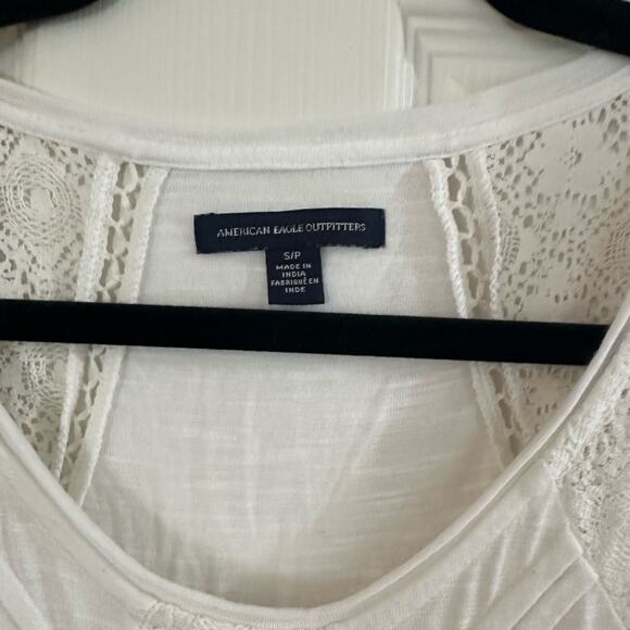 White American Eagle Crochet Trim Tank - Picture 2 of 3